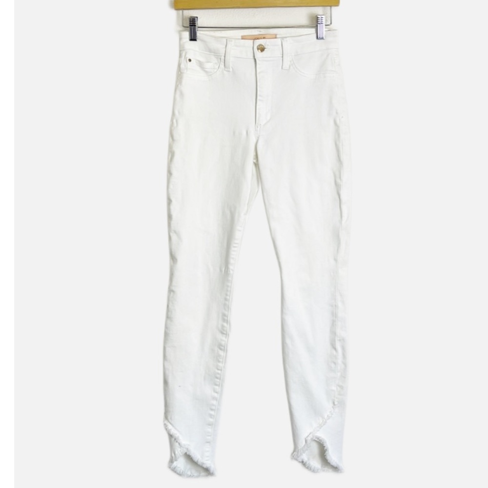 Joe’s Jeans The Charlie high rise skinny ankle jeans white 26